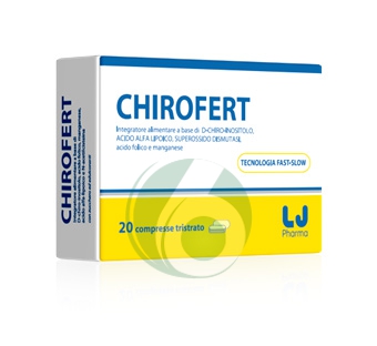 LJ Pharma Linea Benessere Donna Chirofert Integratore Alimentare 20 Compresse