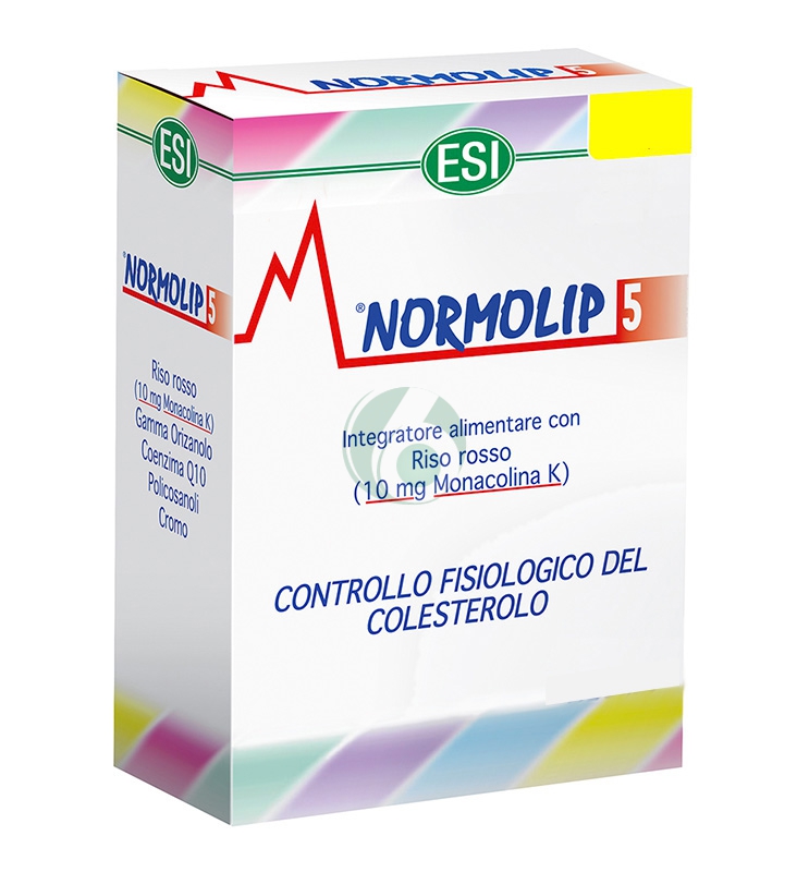 ESI LINEA CONTROLLO COLESTEROLO TRIGLICERIDI NORMOLIP 5 INTEGRATORE 60 NATURCAPS
