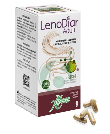 Aboca Linea Dispositivi Medici Intestino Sano LenoDiar Adulti 20 Capsule