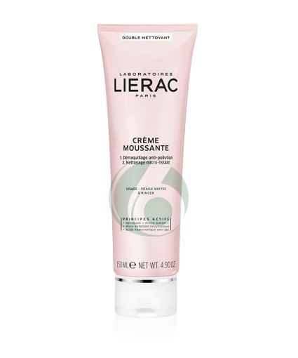 Lierac Linea Double Nettoyant Creme Moussante Struccante Detergente 150 ml