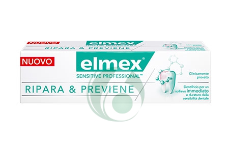 elmex Linea Igiene Dentifricio Sensitive Professional Ripara e Previene 75 ml