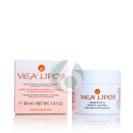 VEA Linea Pelli Sensibili Lipo3 Vitamina E Lipogel Idratante Rigenerante 50 ml