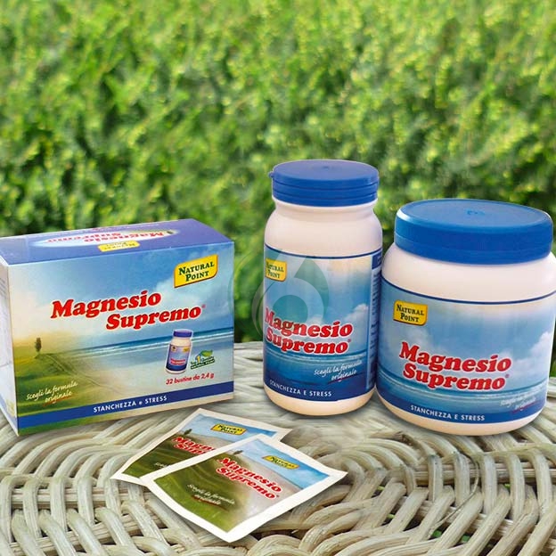 Natural Point Linea Vitamine Minerali Magnesio Supremo Integratore 300 g