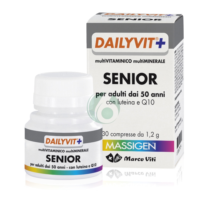 Massigen Linea Vitamine Minerali Dailyvit+ Senior Integratore 30 Compresse