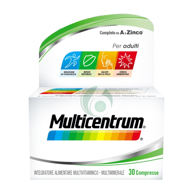 Multicentrum Linea Vitamine Minerali Adulti Integratore Alimentare 30 Compresse