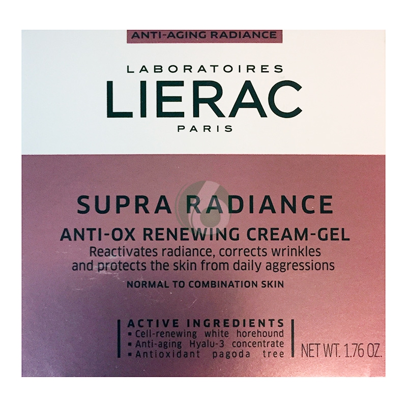 Lierac Linea Supra Radiance Gel-Crema Giorno Anti-Ox Anti-Et Rimpolpante 50 ml