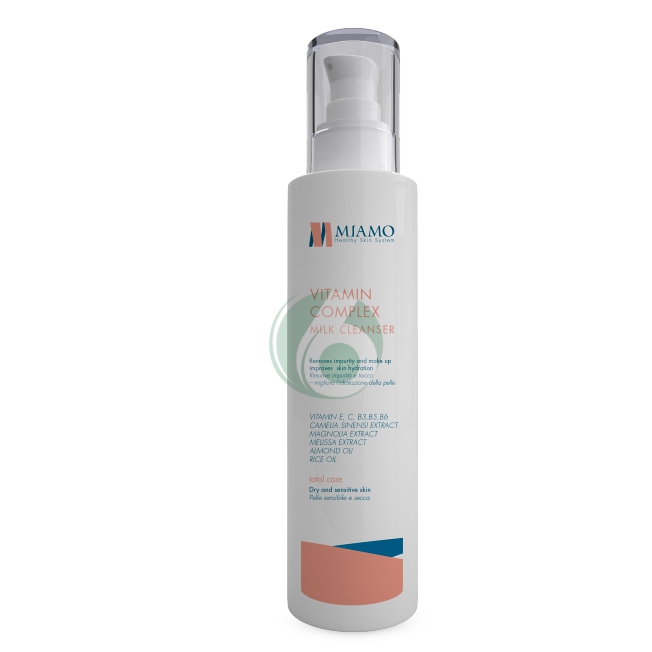 MIAMO LINEA TOTAL CARE VITAMIN COMPLEX MILK CLEANSER-LATTE DETERGENTE VISO 250ml