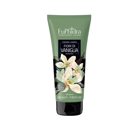 EuPhidra Linea Floreali Crema Corpo Nutriente Profumata Fiori di Vaniglia 200 ml