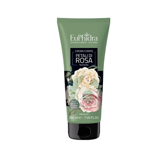 EuPhidra Linea Floreali Crema Corpo Nutriente Profumata Petali di Rosa 200 ml