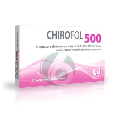 LJ Pharma Linea Benessere Donna Chirofol 500 Integratore Alimentare 20 Compresse