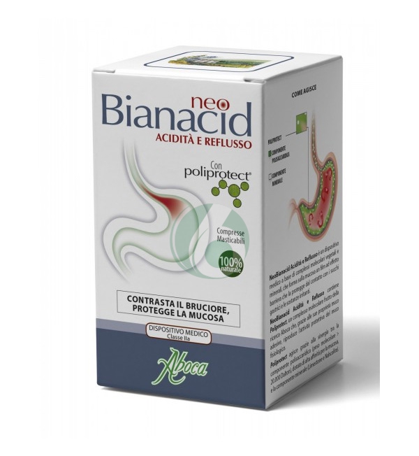 Aboca Linea Dispositivi Medici neo Bianacid Integratore Alimentare 14 Compresse