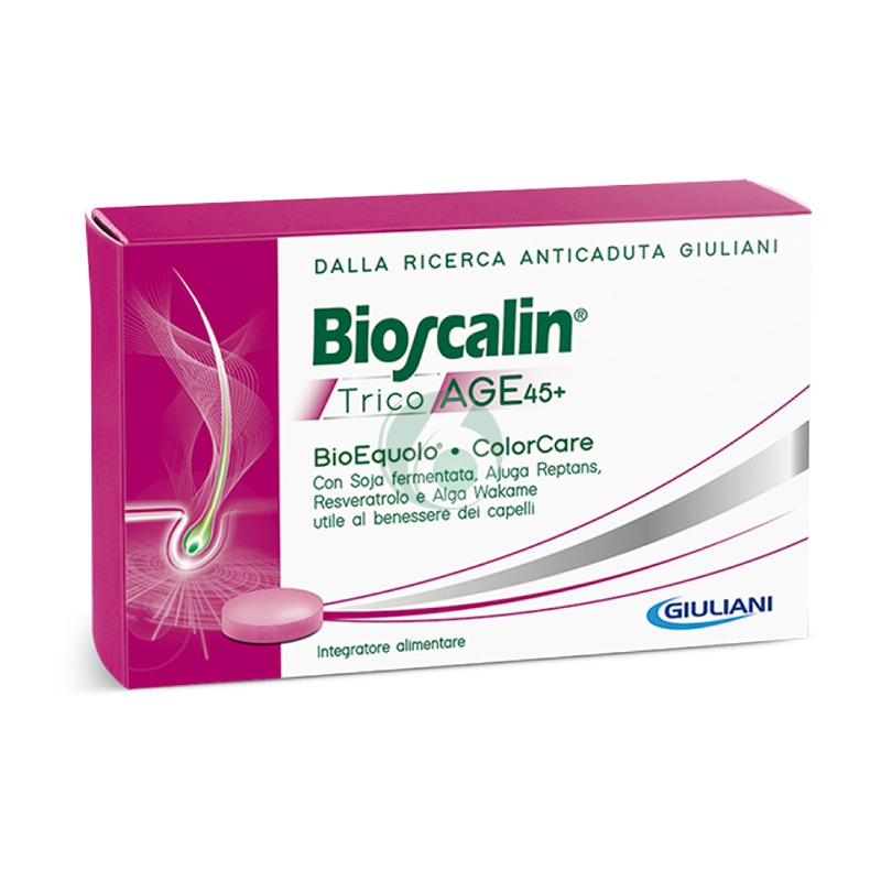 Bioscalin Linea Tricoage 45+ R-Plus BioEquolo Anticaduta Integratore 30 Compress