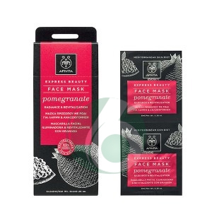 Apivita Linea Express Beauty Revitalizing Mask Maschera Melograno 2x8ml