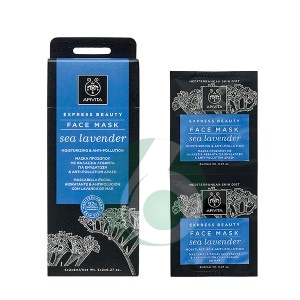 Apivita Linea Express Beauty Anti-Pollution Mask Maschera Lavanda di Mare 2x8ml
