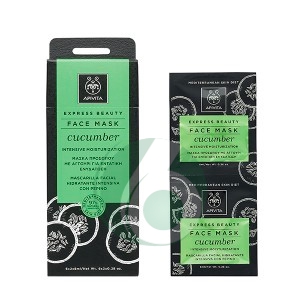 Apivita Linea Express Beauty Regenerating Mask Maschera Idratante Cetriolo 2x8ml