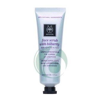 Apivita Linea Express Beauty Scrub Mask Maschera Illuminante Mirtillo 50 ml