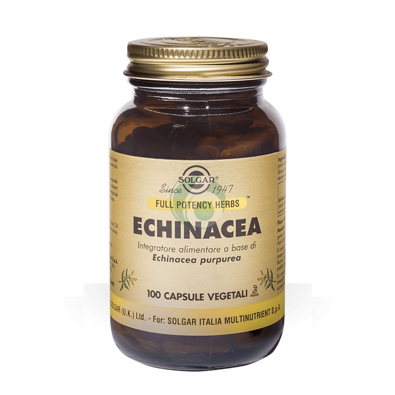 Solgar Linea Difese Immunitarie Echinacea Integratore 100 capsule vegetali