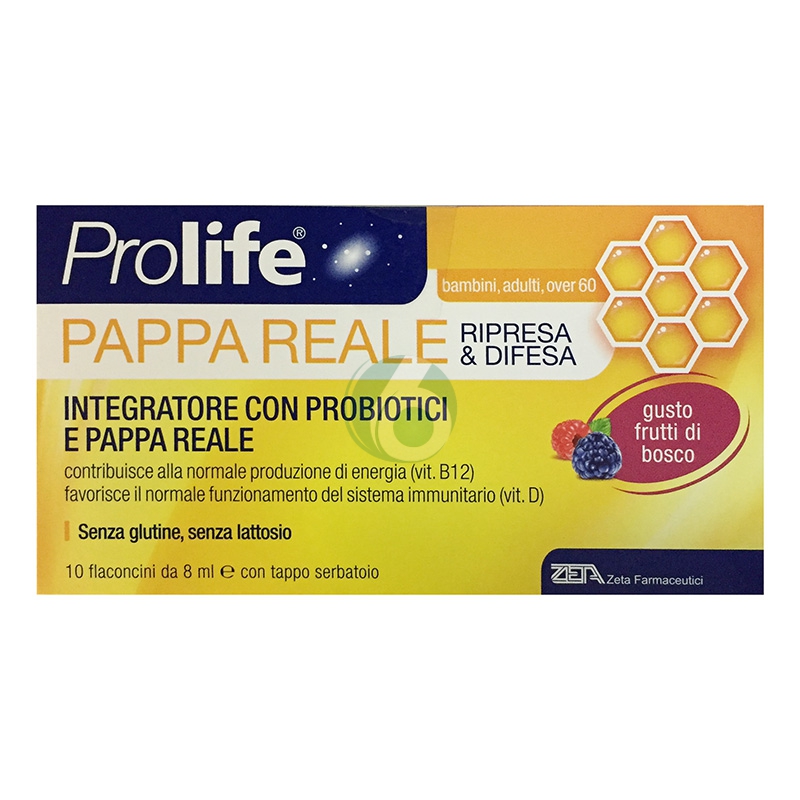 Prolife Linea Intestino Sano Pappa Reale Ripresa Difesa Integratore 10 Flaconcin