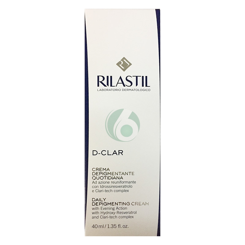 RILASTIL LINEA D-CLAR TRATTAMENTO DEPIGMENTANTE MACCHIE CREMA UNIFORMANTE 40ml