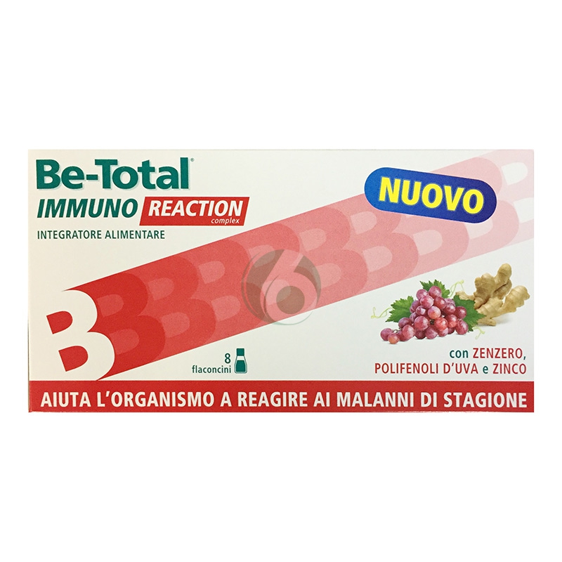 Betotal Linea Difese Be-Total Immuno Reaction Integratore 8 Flaconcini