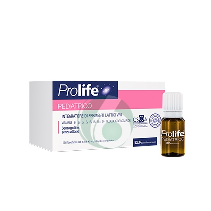 Prolife Pediatrico Linea Intestino Sano Fermenti Lattici Integratore 10 Flaconi