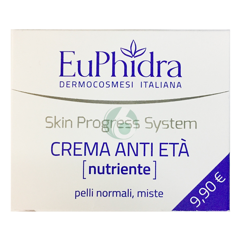 EuPhidra Linea Skin-Progress System Crema Anti-Et Nutriente Pelli Miste 40 ml