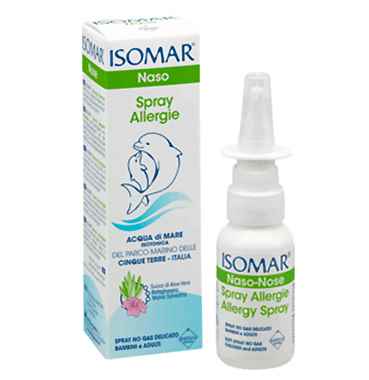 Isomar Linea Pulizia e Salute del Naso Isomar Spray Allergie Acqua di Mare 30 ml