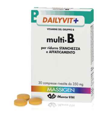 Massigen Linea Vitamine Minerali Dailyvit  Multi B Integratore 30 Compresse