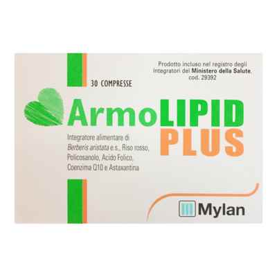 Mylan Linea Colesterolo Trigliceridi ArmoLIPID Plus Integratore 30 Compress