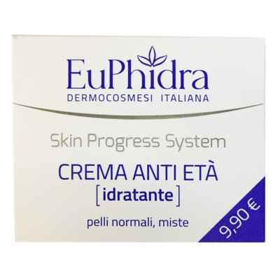 EuPhidra Linea Skin Progress System Crema Anti Età Idratante Pelli Miste 40 ml